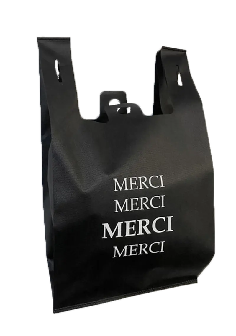 T-Shirt bag with Thank You/Merci Print